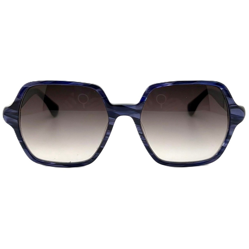 RYE & LYE  Sunglasses Cannaregio C3 Blue Acetate + Murano Glass 52-17-140 New.